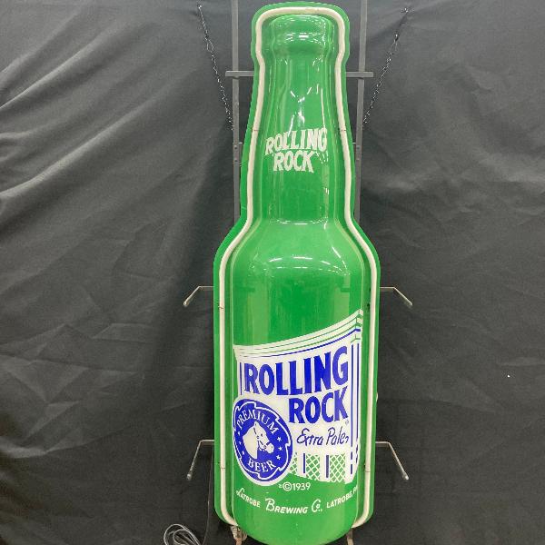 Rolling Rock Bottle Neon Sign