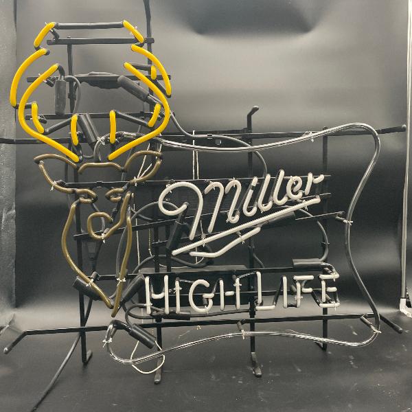 Miller High Life Deer Neon Sign