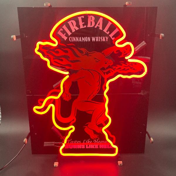 Fireball Cinnamon Whisky Neon Sign