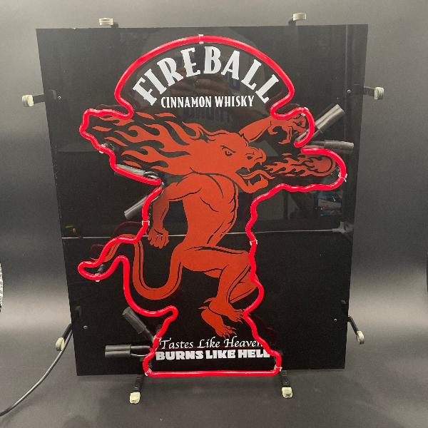 Fireball Cinnamon Whisky Neon Sign