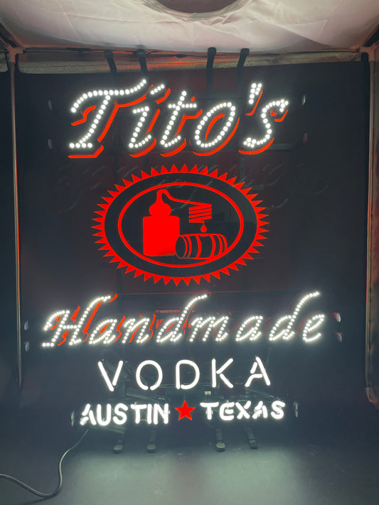 Tito’s Handmade Vodka Neon Sign