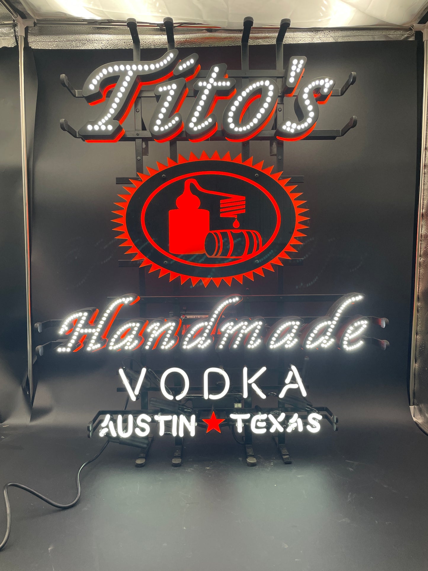 Tito’s Handmade Vodka Neon Sign