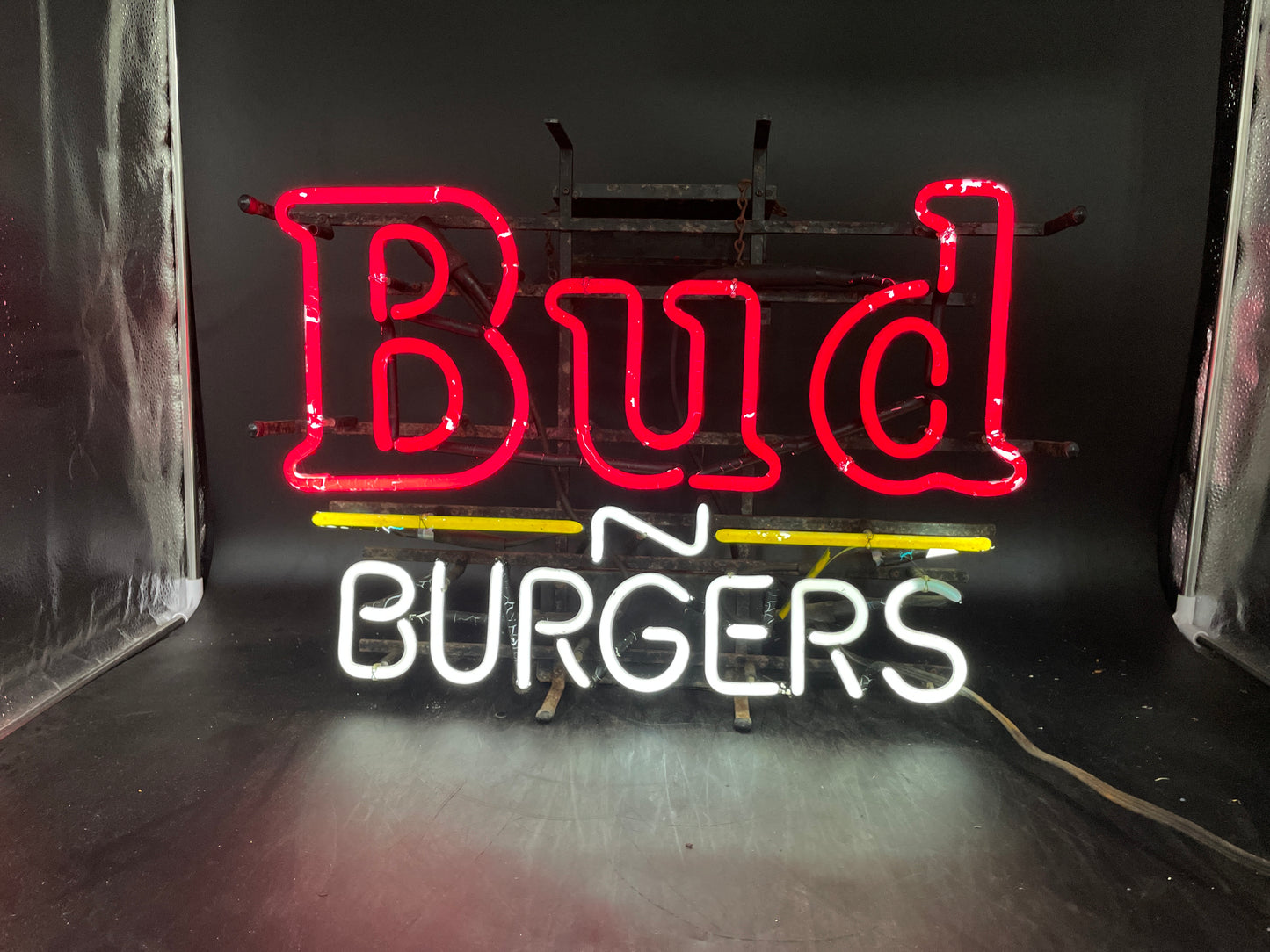 N & Emphasis Tube for Bud N Burgers Replacement Tube - Neon Sign Part