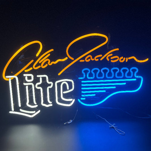 Alan Jackson Miller Lite Neon Sign