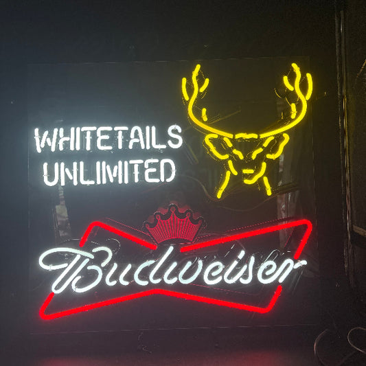 Budweiser Whitetail Deer Neon Sign