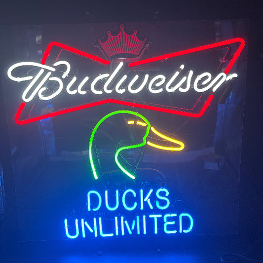 Budweiser Duck Neon Sign