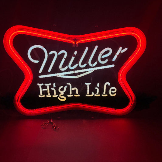 High Life Neon Sign with Serif Font