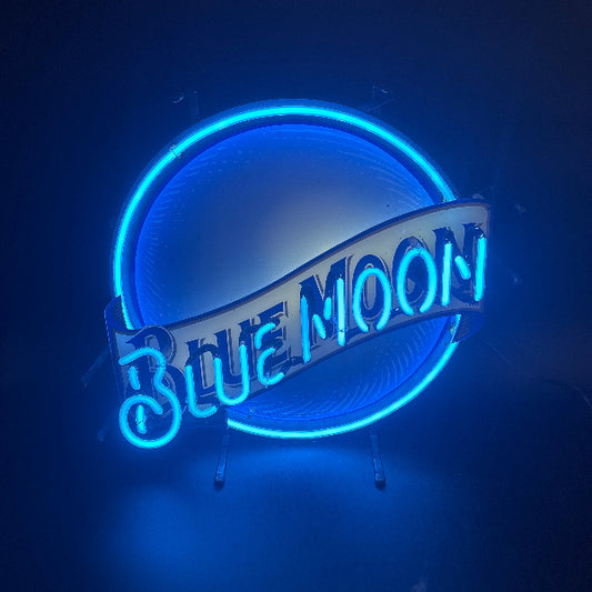 Blue Moon Neon Sign