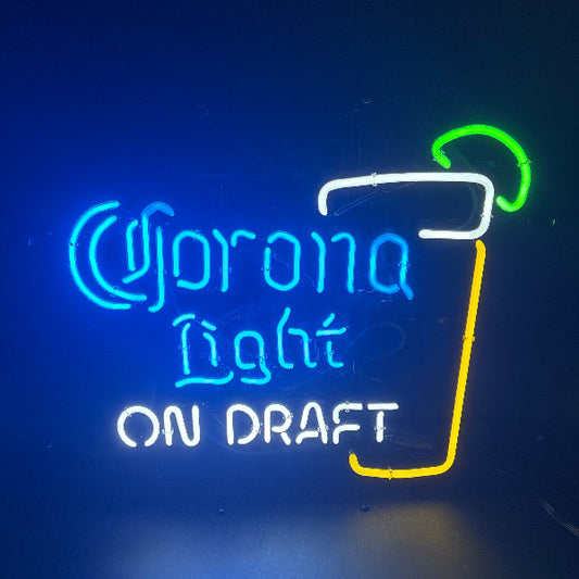Corona Light Neon Beer Sign – On Draft