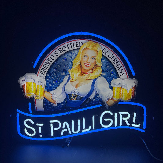 St. Pauli Girl Neon Beer Sign