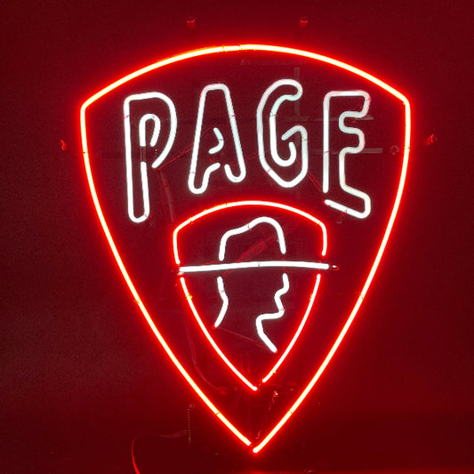 Vintage 1996 James Page Brewing Neon Sign