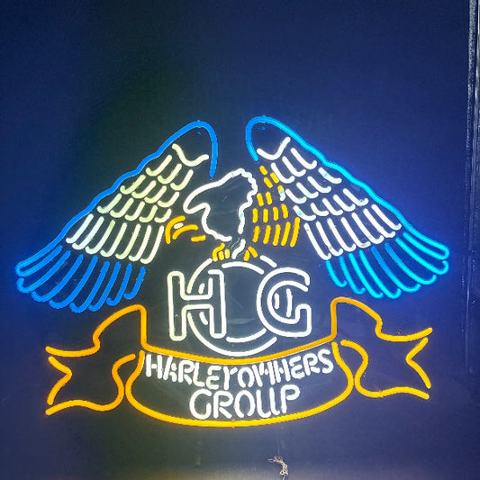 Harley Owners Group Neon Sign