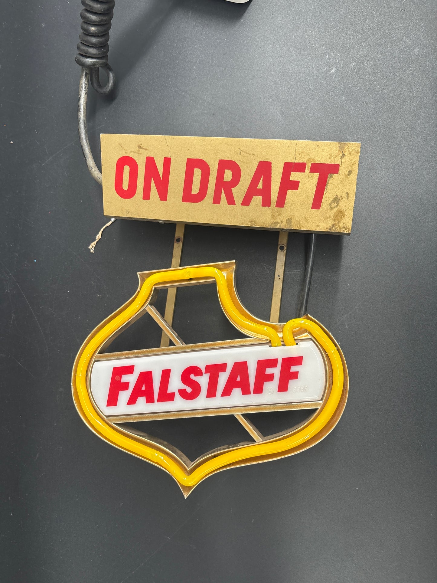 Falstaff On Draft Neon Sign