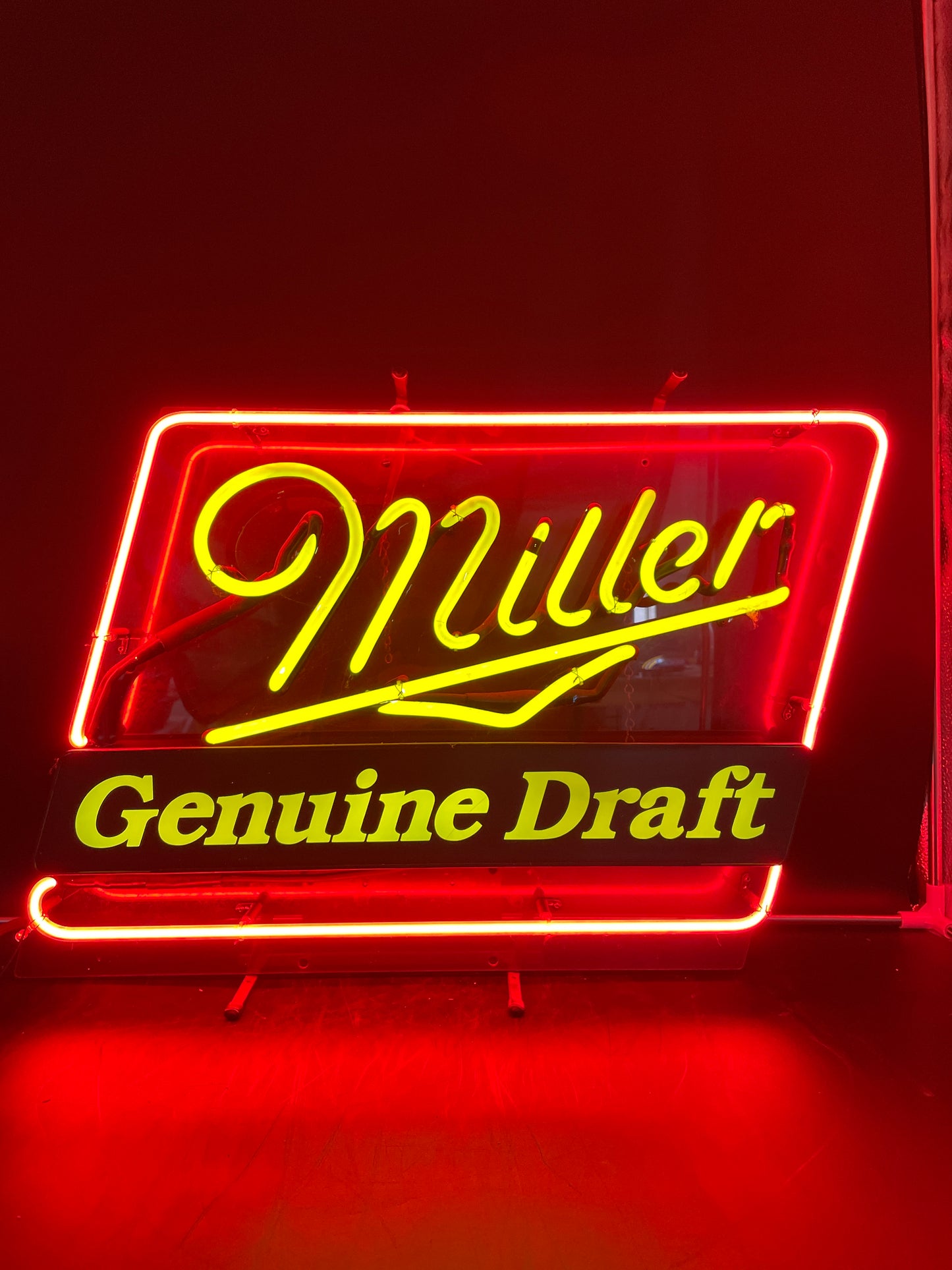 Miller Genuine Draft Neon Sign Plastic Replacement Panel