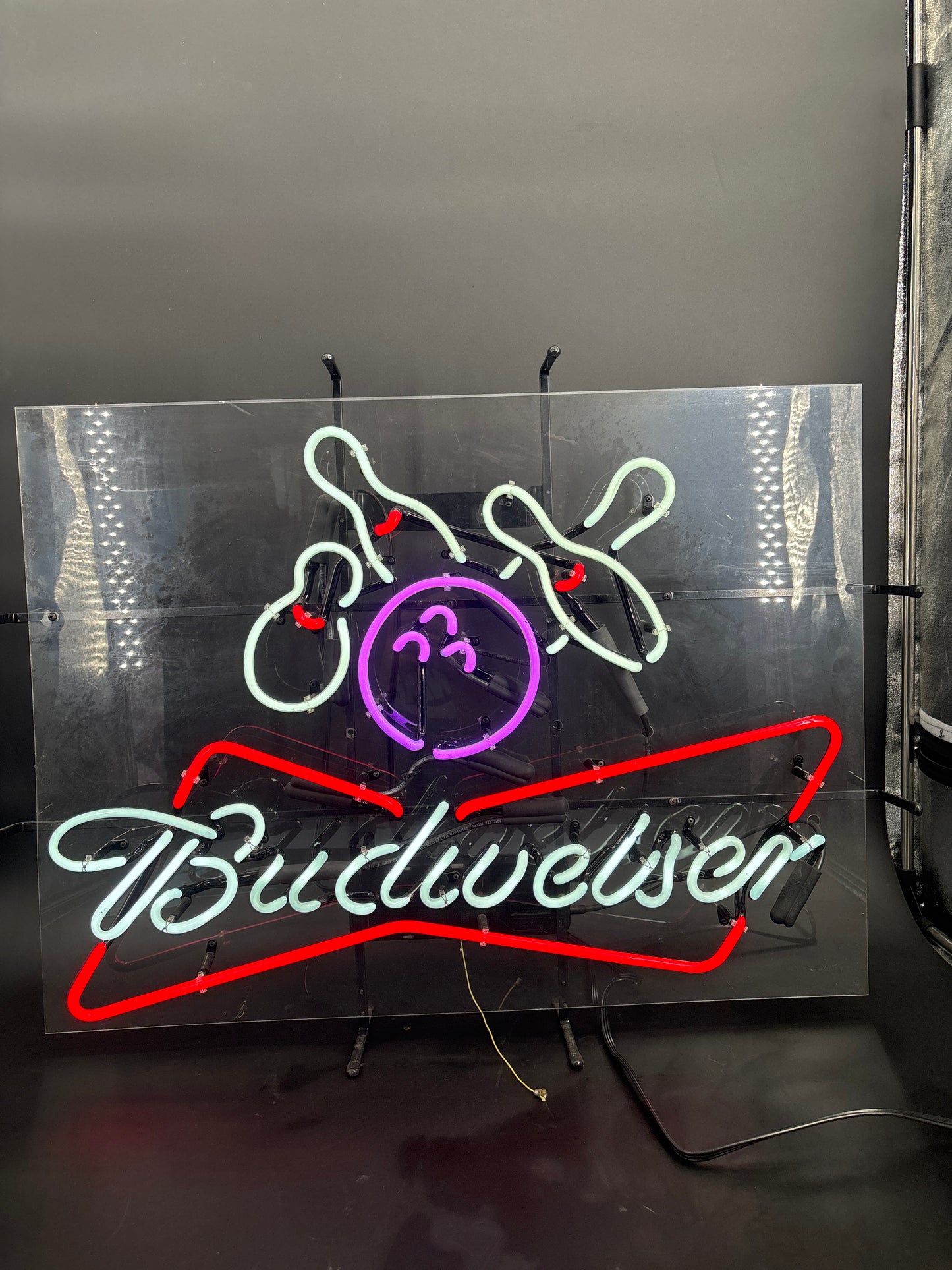 Budweiser Bowling Neon Sign