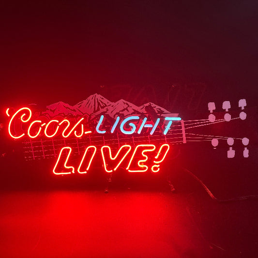 Coors Guitar Neon Sign
