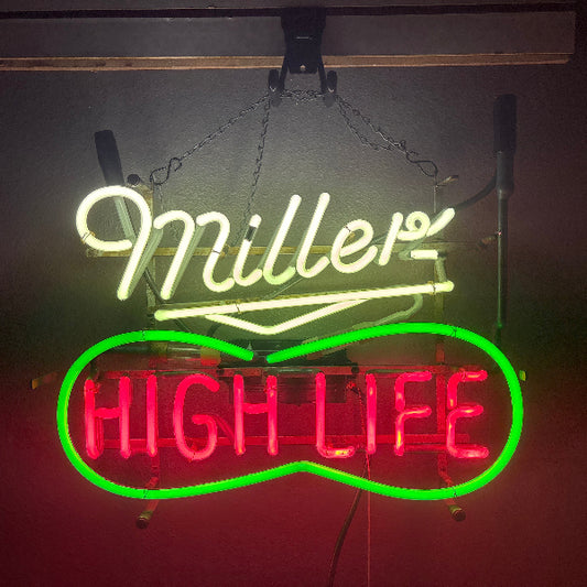 Miller High Life Peanut Neon Sign