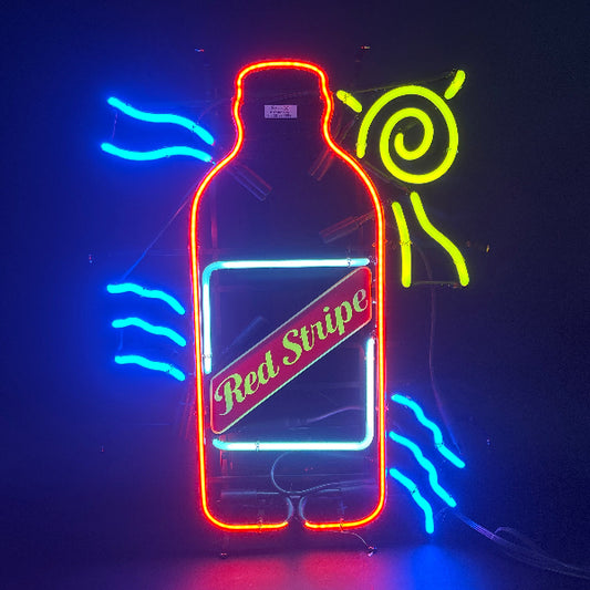 Red Stripe Neon Sign