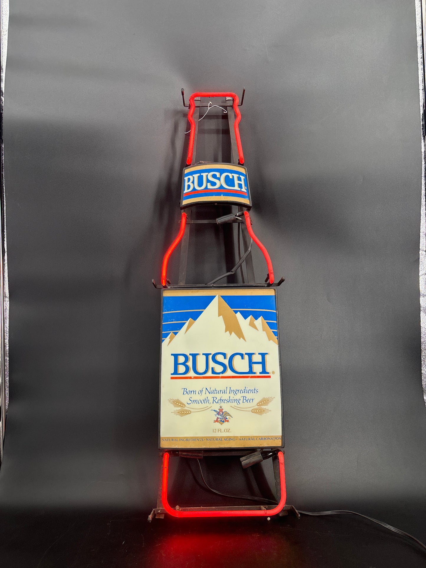 Busch Bottle Neon Sign