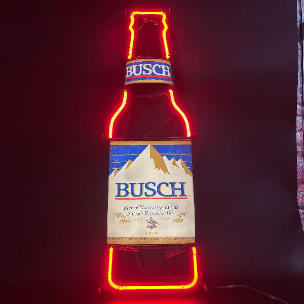 Busch Bottle Neon Sign