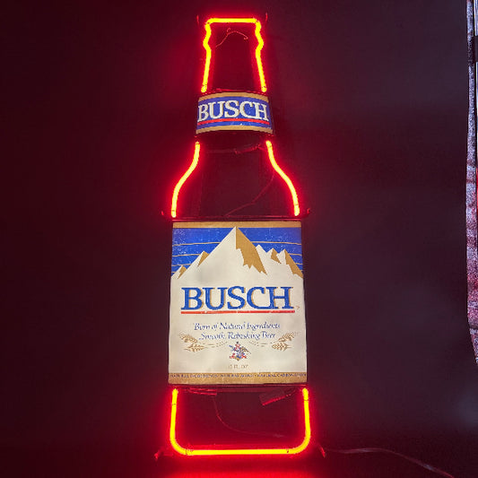 Busch Bottle Neon Sign