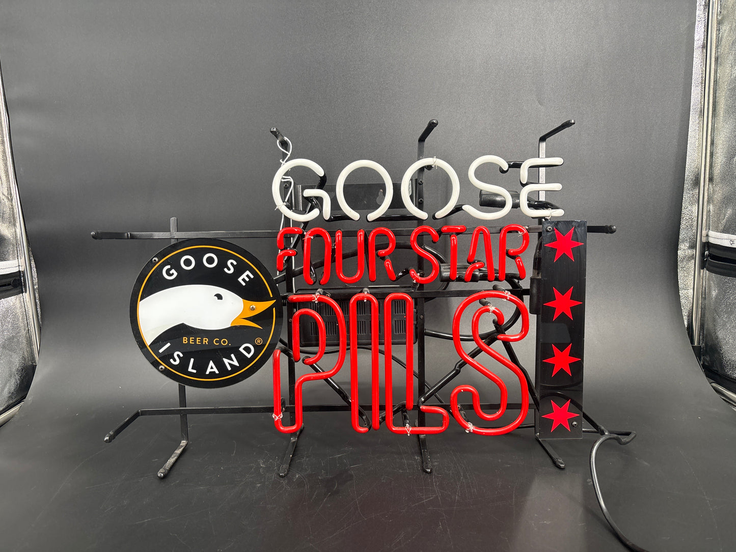 Goose Island Four Star Pils Neon Sign