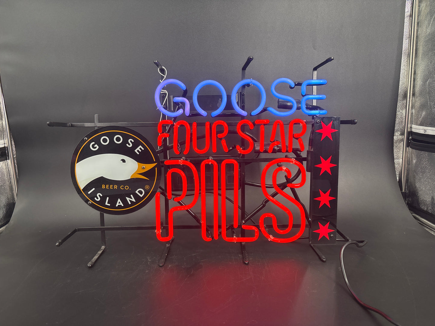 Goose Island Four Star Pils Neon Sign