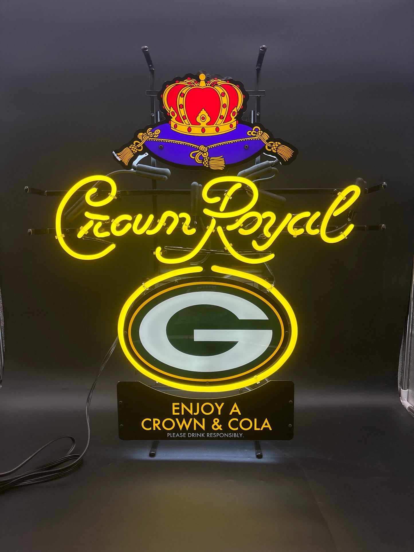 Crown Royal Green Bay Packers Neon Sign