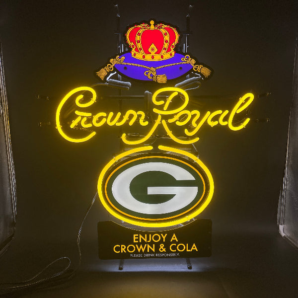 Crown Royal Green Bay Packers Neon Sign