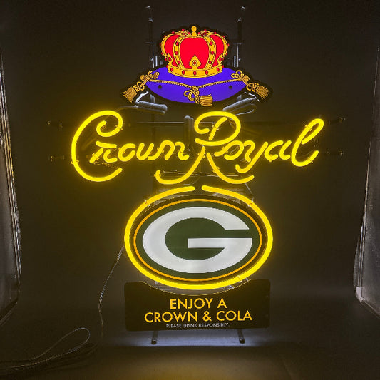 Crown Royal Green Bay Packers Neon Sign