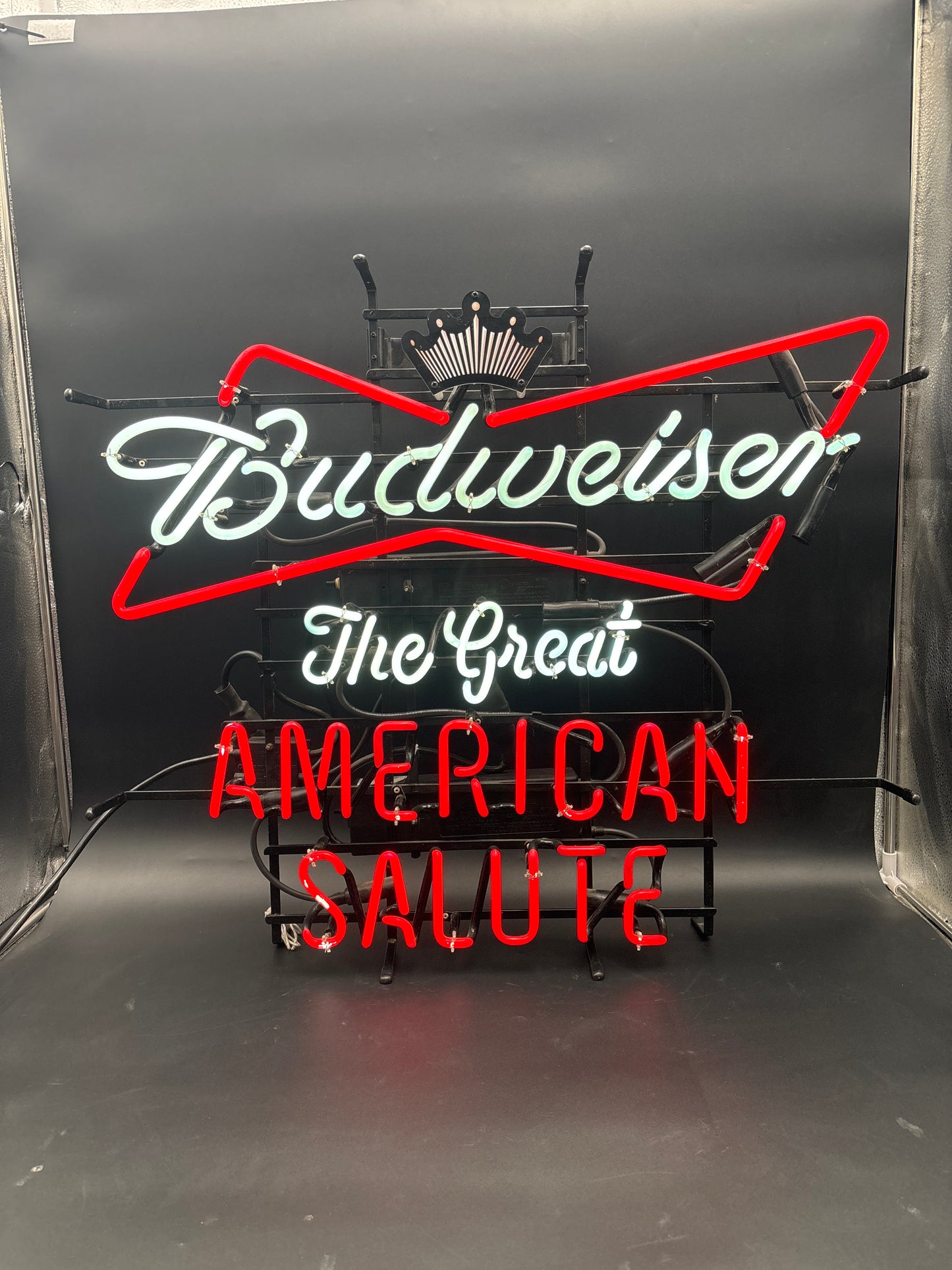 Budweiser "The Great American Salute" Neon Sign