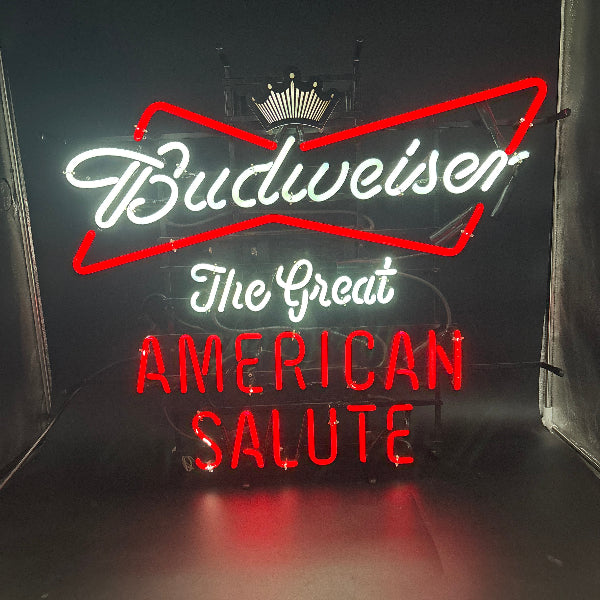 Budweiser "The Great American Salute" Neon Sign