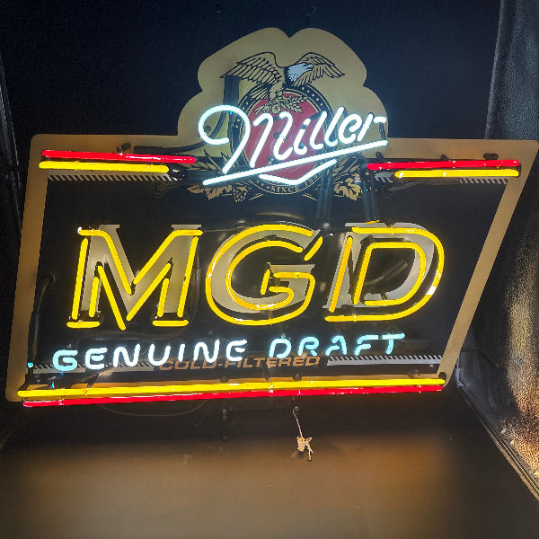 MGD Tin Tacker Sign