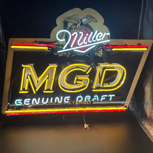 MGD Tin Tacker Sign