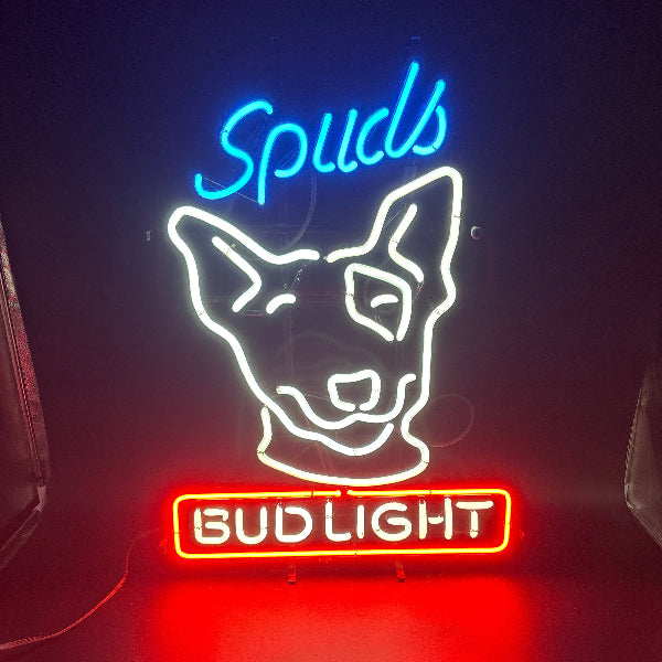 Bud Light Spuds Neon Sign