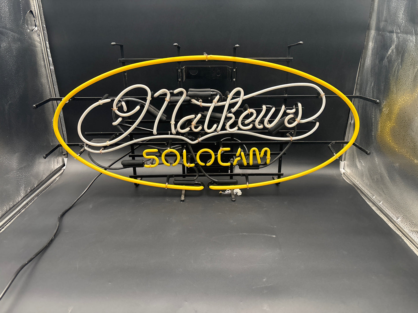 Mathews Solocam Neon Sign
