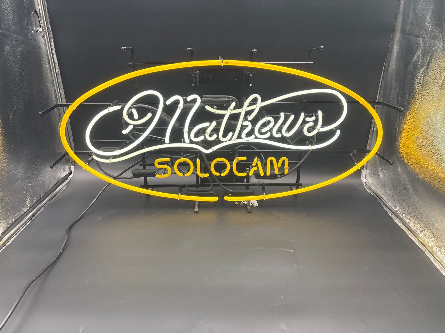 Mathews Solocam Neon Sign