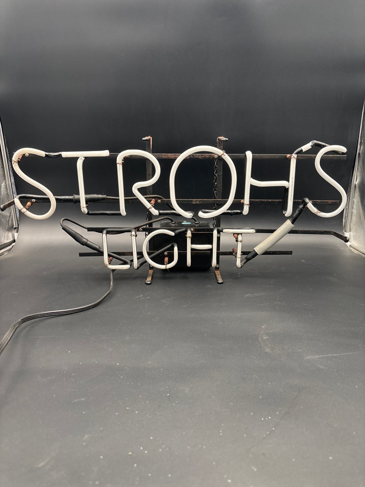 Stroh’s Light Neon Sign