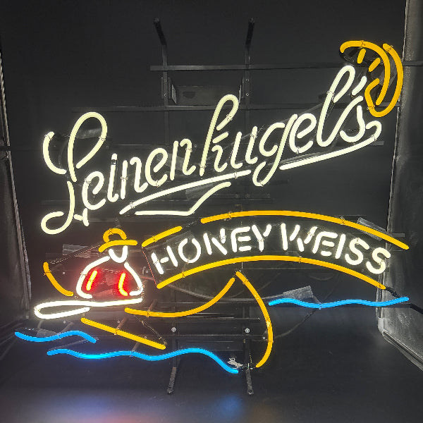 Leinenkugel’s Honey Weiss Canoe Neon Sign