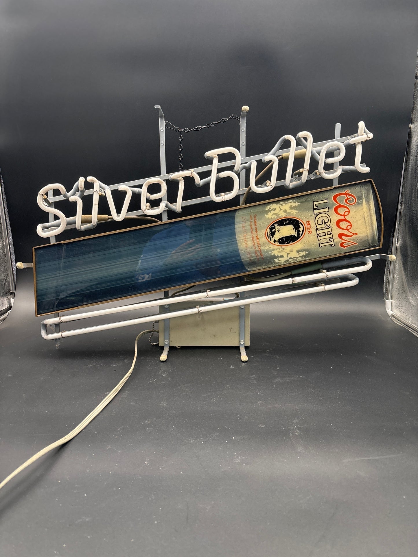 Coors Silver Bullet Neon Sign