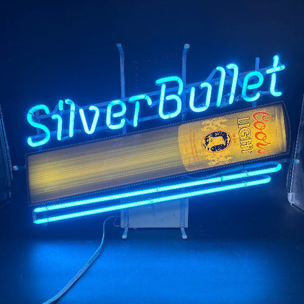Coors Silver Bullet Neon Sign