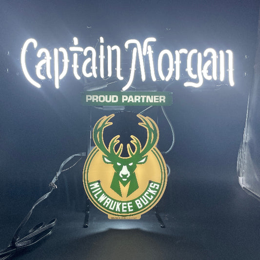 Captain Morgan Bucks Neon Sign