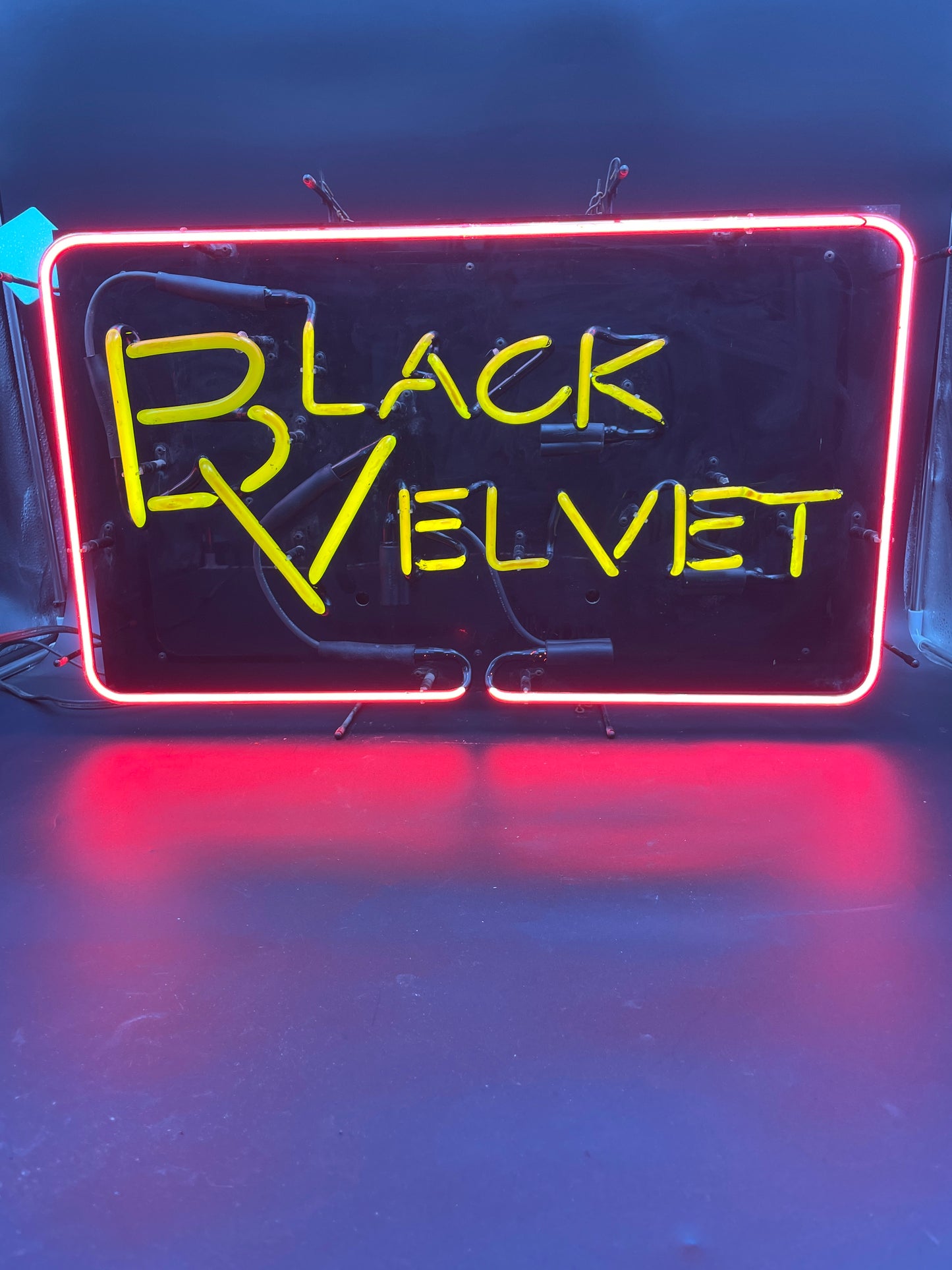 Black Velvet Neon Sign