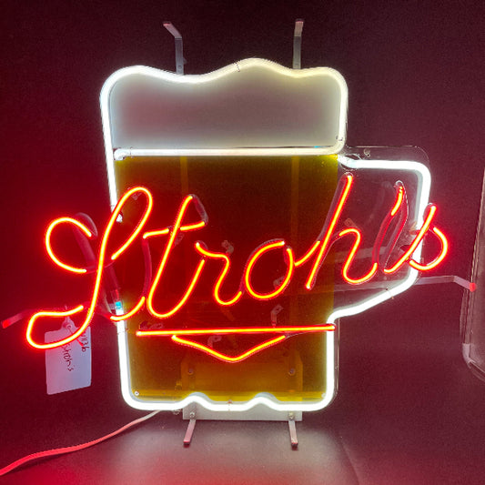 Vintage Stroh’s Neon Sign
