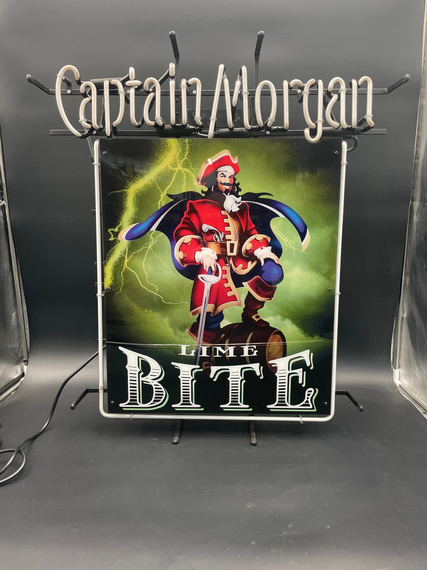 Captain Morgan Lime Neon Sign