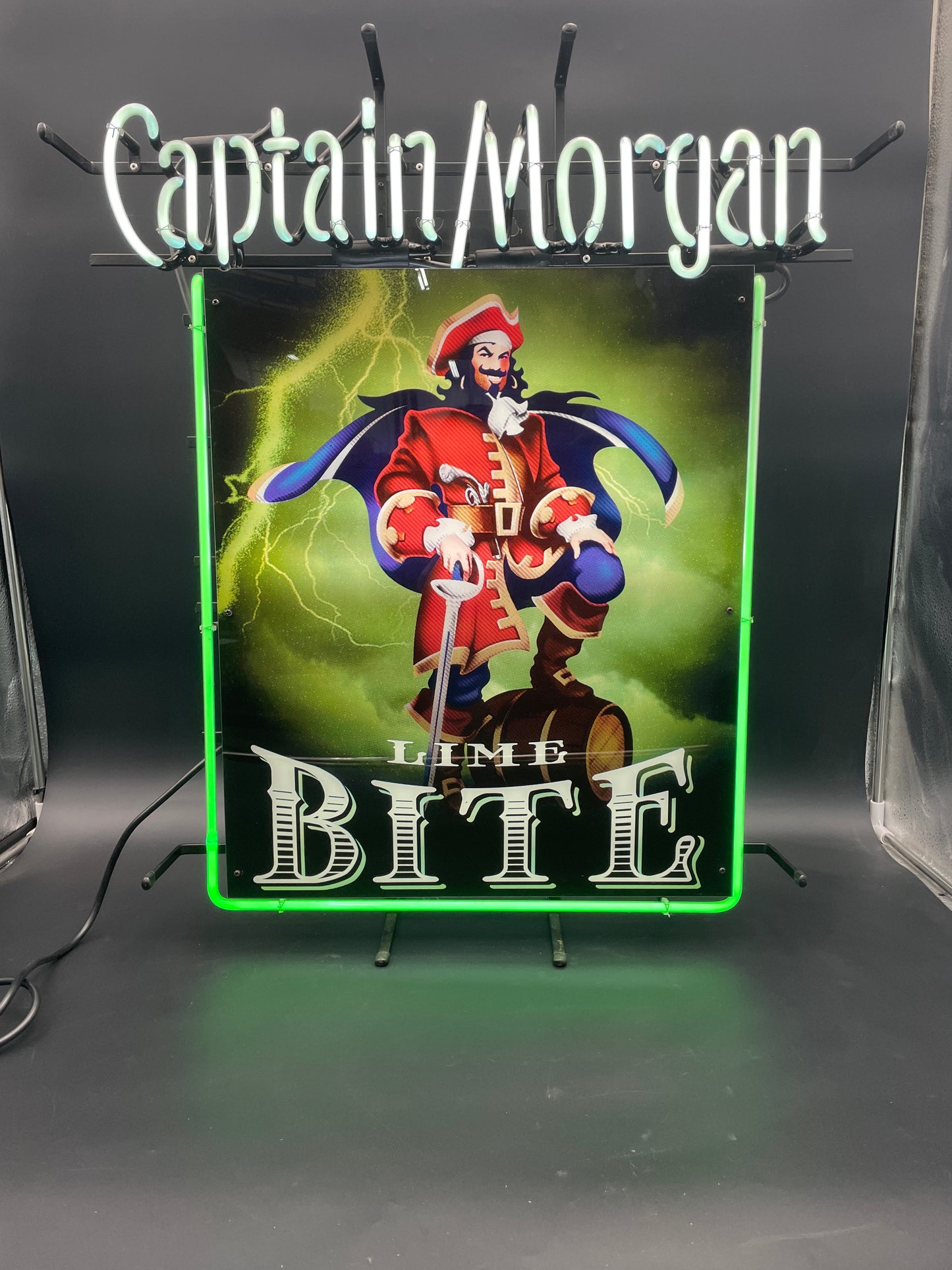 Captain Morgan Lime Neon Sign