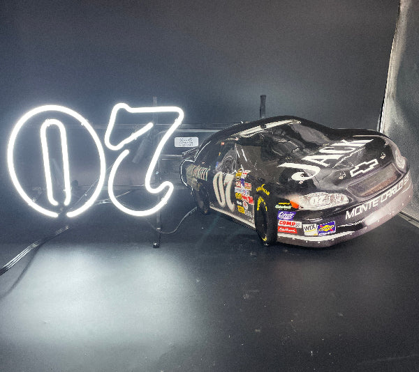 Jack Daniel’s NASCAR Neon Sign – #07 Clint Bowyer – 3D Race Car Display
