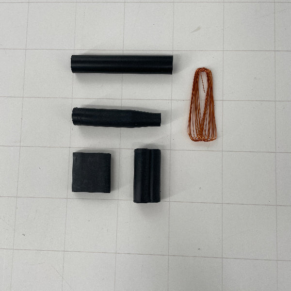 Neon Sign Supply Kit – 13mm Tube Boot + Heat Shrink + Through Connector + Short Stop Boot + Copper Tie Wire