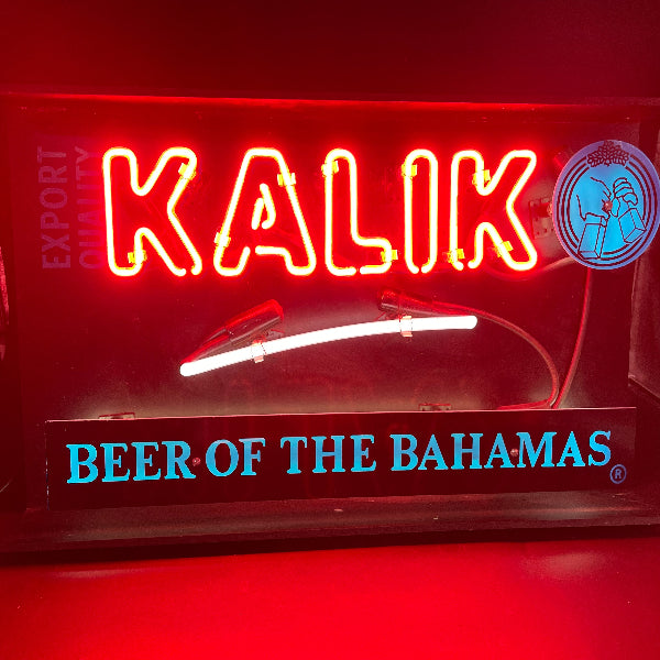 Kalik Beer of The Bahamas Neon Sign