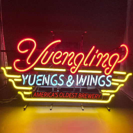 Yuengling Yuengs & Wings Neon Sign